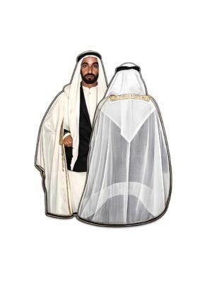 Zayed & Mohammed Brooch